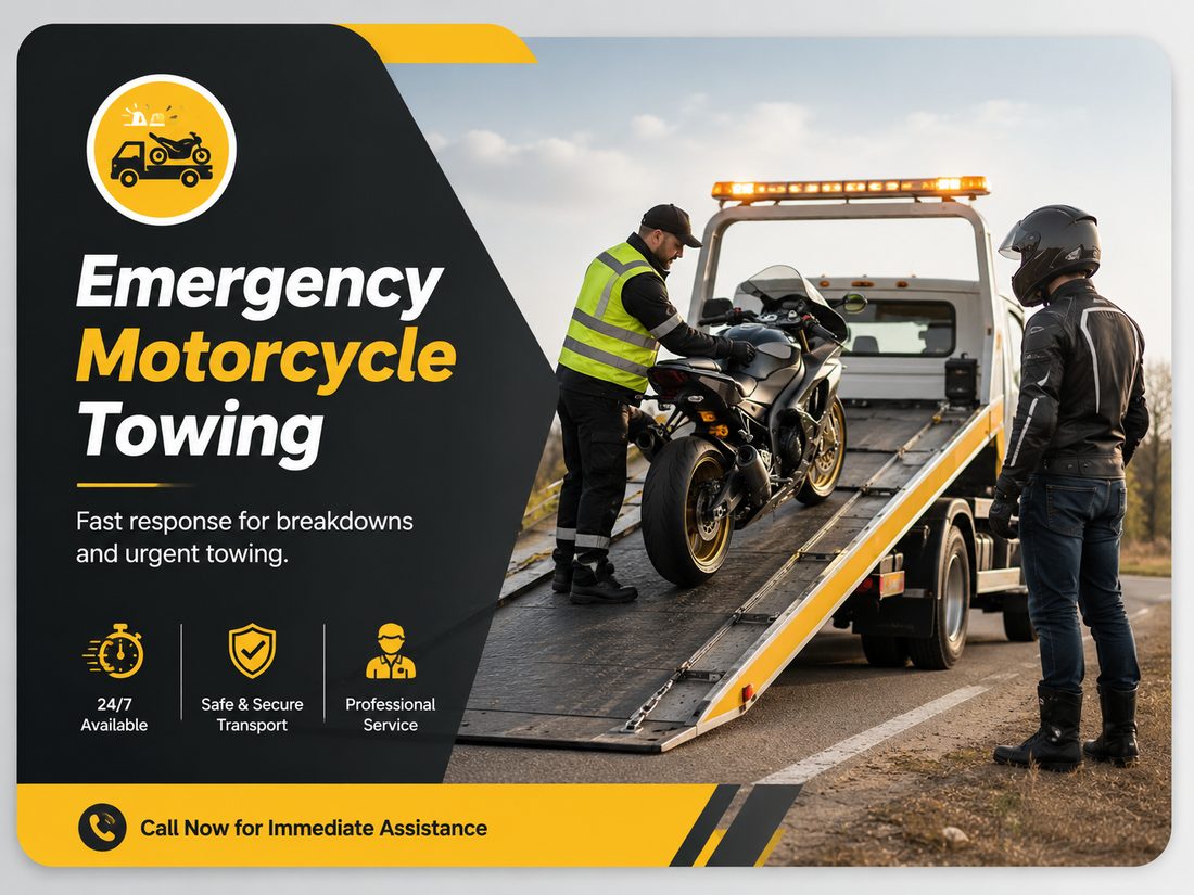 Emergency Motorcycle Towing