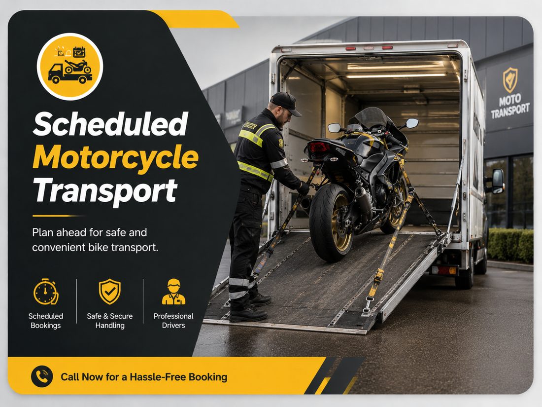 Scheduled Motorcycle Transport